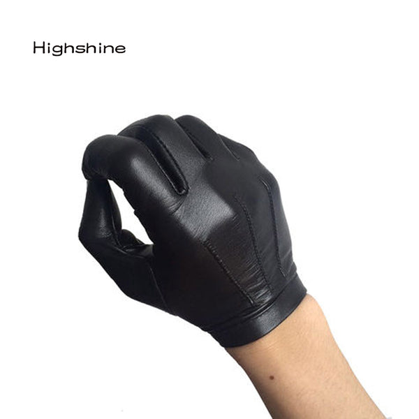Short Wrist Unlined Lambshin Gloves